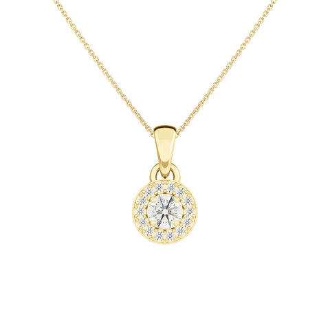 C102 - Mini dije de Oro con Diamantes