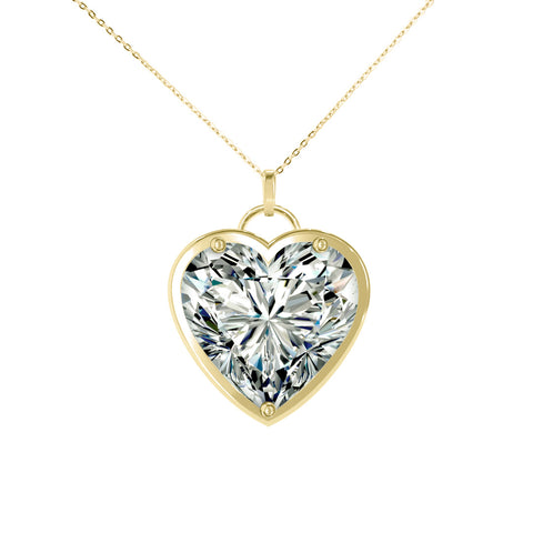 Golden embellished Heart - Corazón de oro con montage de Spinela