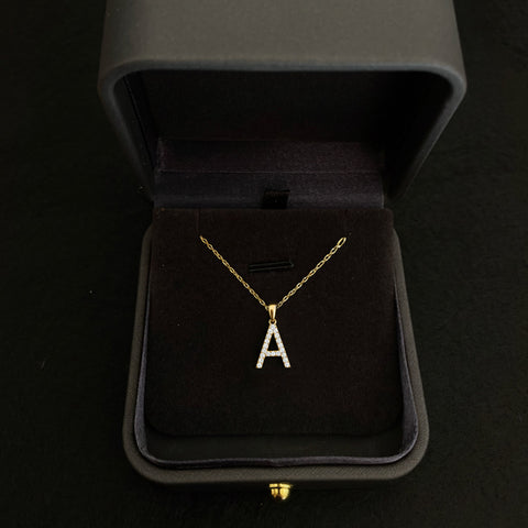 Inicial mini con diamantes