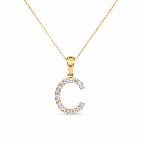 Inicial mini con diamantes