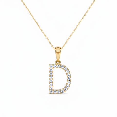 Inicial mini con diamantes