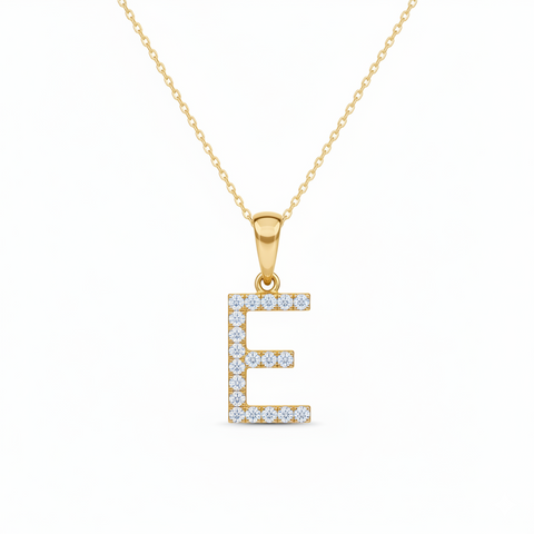 Inicial mini con diamantes