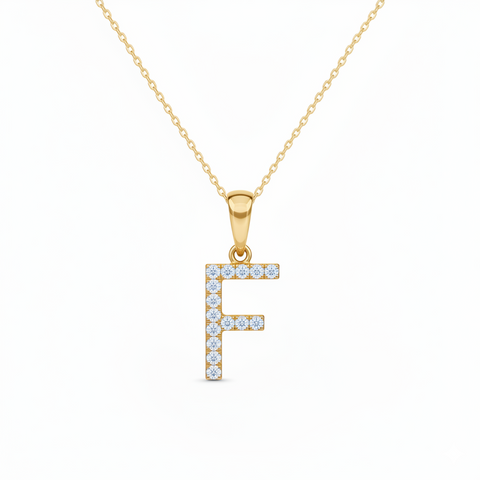 Inicial mini con diamantes