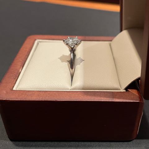 A730 - Oro Blanco 14k - Diamante Lab 1ct