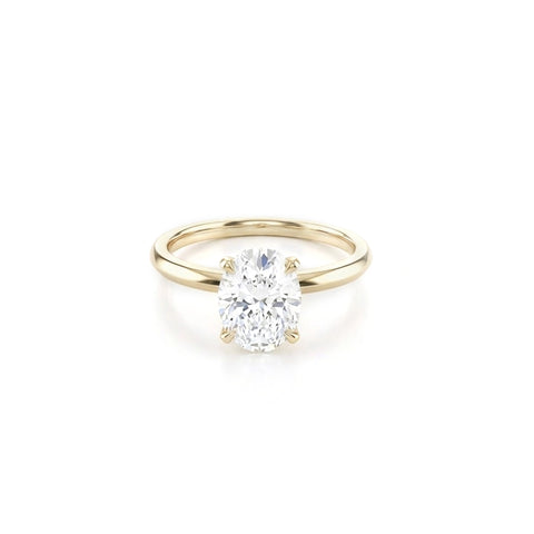 A700 - Oro 14K - Corte Oval