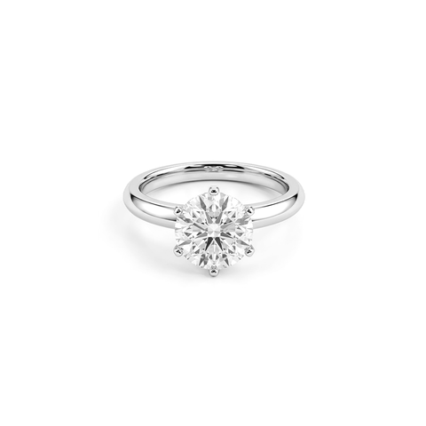 A730 - Oro Blanco 14k - Moissanita 1ct