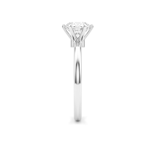 A730 - Oro Blanco 14k - Moissanita 1ct