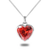 Silver Embellished Heart con Aretes de REGALO