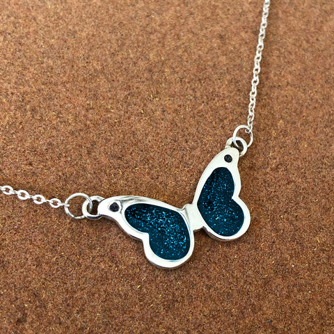 Butterfly Necklace - Collar de Mariposa esmaltada