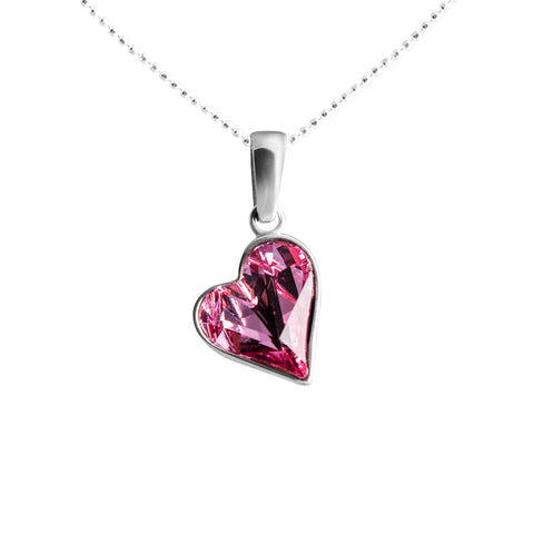 BigSweetHeart - Corazón de Cristal Swarovski en base de plata