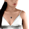 The Silver & Crystal Heart - Collar de plata y corazón de cristal Swarovski